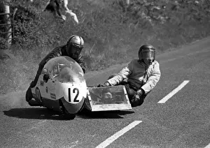 Billy Quayle & Keith Christian (BSA) 1975 Jurby Road
