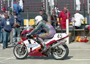 Images Dated 24th May 2021: Blair Degerholm (Honda) 1995 Senior TT