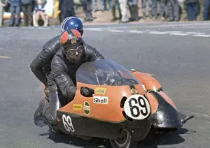 Bob Beales & P Meehan (Triumph) 1972 500 Sidecar TT