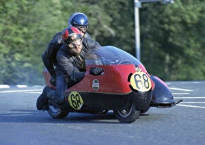 Images Dated 30th April 2020: Bob Beales & P Meehan (Triumph) 1972 750 Sidecar TT