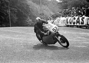 Images Dated 29th May 2020: Bob Brown (AJS) 1958 Junior TT