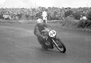 Images Dated 22nd December 2021: Bob Brown (Matchless) 1956 Senior Ulster Grand Prix