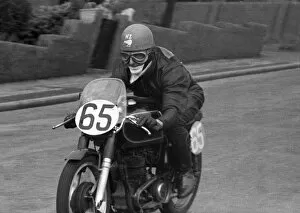 Images Dated 30th September 2020: Bob Cook (AJS) 1956 Junior TT