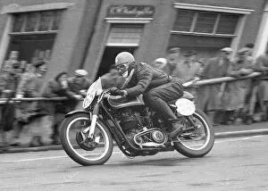 Images Dated 3rd April 2022: Bob Cook (AJS) 1956 Junior TT