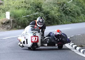 Images Dated 26th August 2022: Bob Dawson & Matthew Sims (Spicers BMW) 2022 Pre TT Classic