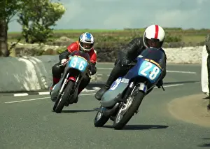 Bob Dowty (Suzuki) and Ken Edwards (Honda) 2000 Classic TT