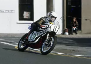 Images Dated 8th April 2022: Bob Jackson (Lambert Yamaha) 1977 Lightweight Manx Grand Prix