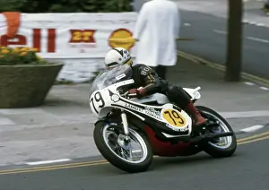 Bob Jackson Prints: Bob Jackson (Lambert Yamaha) 1977 Senior Manx Grand Prix