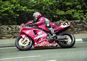 Bob Jackson Prints: Bob Jackson (McAdoo Kawasaki) 1996 Formula One TT