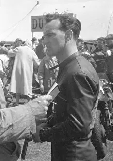 Images Dated 30th August 2021: Bob McIntyre 1956 TT