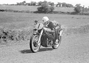 Bob Mcintyre Gallery: Bob McIntyre (AJS) 1954 Junior Ulster Grand Prix