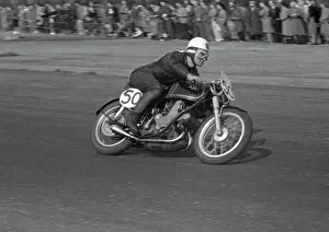Bob McIntyre (AJS Porcupine) 1954 Silverstone Saturday