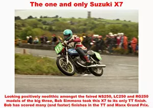 Images Dated 14th October 2019: Bob Simmons (Suzuki) The one and only Suzuki X7