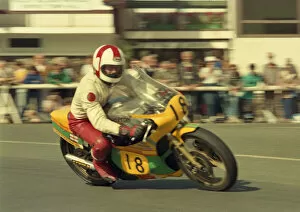 Images Dated 11th June 2021: Bob Taylor (Yamaha) 1987 Senior Manx Grand Prix