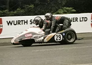 Images Dated 27th May 2017: Boy Brouwer & Jan Oustwouler (Coan Yamaha) 1979 Sidecar TT
