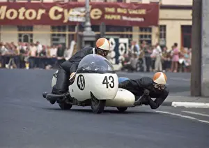 1970 500 Sidecar Tt Prints: Bran Bardsley & Peter Cropper (Triumph) 1970 500 Sidecar TT