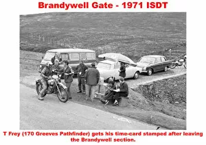 Images Dated 13th October 2019: Brandywell Gate - 1971 ISDT