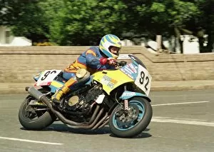 Images Dated 3rd August 2016: Brent Gladwin (Yamaha) 1987 Formula One TT