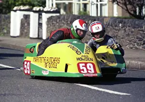 Brian Alflatt & Adrian Walduck (Ireson Yamaha) 1990 Sidecar TT