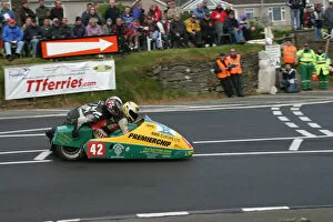 Brian Alflatt & Christophe Darras (Baker Honda) 2005 Sidecar TT