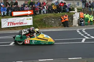 Brian Alflatt & Christophe Darras (Baker Honda) 2005 Sidecar TT