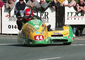 Brian Alflatt Gallery: Brian Alflatt & Darren Abrahams (Ireson) 1999 Sidecar TT