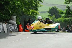 Images Dated 2nd June 2012: Brian Alflatt & Heath Lane (Suzuki) 2012 Sidecar TT