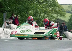 Images Dated 12th June 2022: Brian Alflatt & Nick Moore (Ireson Honda) 2000 Sidecar TT