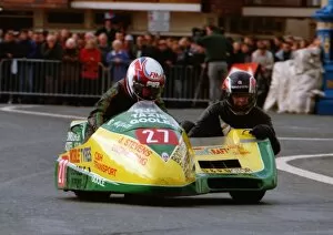 Brian Alflatt & Nicky Jarvis (Ireson Honda) 1996 Sidecar TT