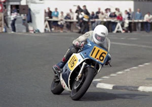 Images Dated 10th June 2021: Brian Appleton (Suzuki) 1986 Senior Manx Grand Prix