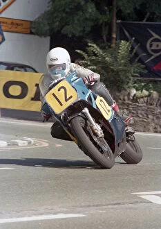 Images Dated 28th February 2020: Brian Appleton (Yamaha) 1987 Senior Manx Grand Prix