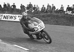 Images Dated 17th June 2022: Brian Ball (Mondial) 1967 Lightweight Manx Grand Prix