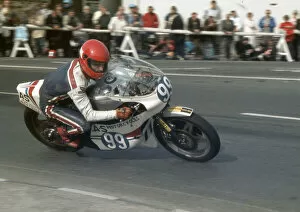 Images Dated 19th April 2021: Brian Brownrigg (Yamaha) 1983 Junior Manx Grand Prix