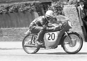 Images Dated 3rd April 2022: Brian Clark (Ducati) 1959 Ultra Lightweight TT