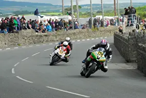 Brian Clark (Yamaha) and Alan Johnston (Suzuki) 2016 Southern 100