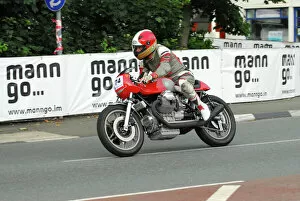 Brian Cowan (Guzzi) 2013 Classic TT Parade Lap