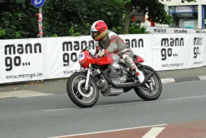 Guzzi Collection: Brian Cowan (Guzzi) 2013 Classic TT Parade Lap
