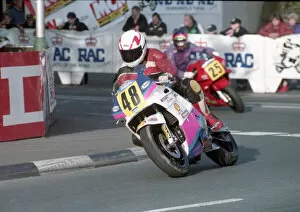 Images Dated 25th April 2021: Brian Gardiner (Honda) 1993 Supersport 600 TT