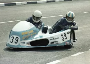 Images Dated 18th September 2020: Brian Gray & Iain Colquhoun (Yamaha) 1980 Sidecar TT