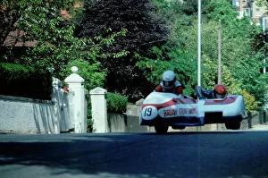 Yamaha Prints: Brian Gray R Holden Yamaha 1985 Sidecar TT
