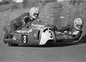 Images Dated 4th August 2021: Brian Houghton & G Jacques (Kawasaki) 1978 Southern 100