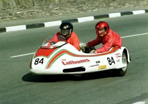 Brian Latham & Kathy Latham (Yamaha) 1984 Sidecar TT
