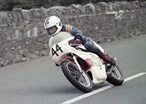 Images Dated 13th August 2022: Brian Lund (Yamaha) 1981 Southern 100