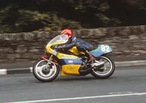 Images Dated 17th March 2019: Brian Lund (Yamaha) 1982 Lightweight Newcomers Manx Grand Prix