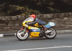 Brian Lund (Yamaha) 1982 Lightweight Newcomers Manx Grand Prix