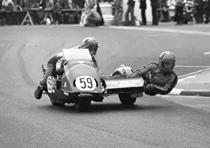 Brian Mee & Alan Widdowson (Kawasaki) 1977 Sidecar TT