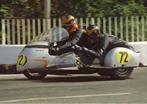 Images Dated 9th October 2018: Brian Mee & Colin Newbold (BSA) 1971 750 Sidecar TT