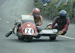 Images Dated 17th September 2020: Brian Mee & Vic Sampson (Kawasaki) 1978 Sidecar