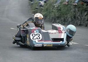 Images Dated 17th September 2020: Brian Meeson & Ernest Smith (Yamaha) 1978 Sidecar TT