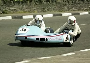 Images Dated 27th May 2017: Brian Meeson & Otto Smith (Yamaha) 1979 Sidecar TT